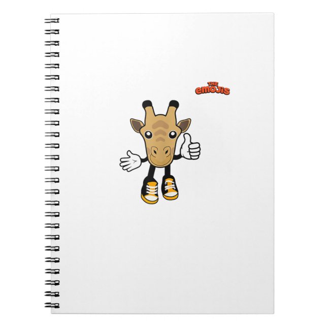 Cuaderno Animales de la emoji ruiseñor (Frente)