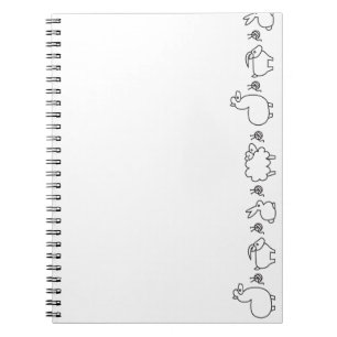Cuaderno Animales de la fibra