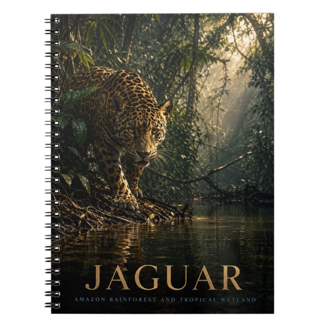 Cuaderno Animales de la selva amazónica del jaguar (Frente)