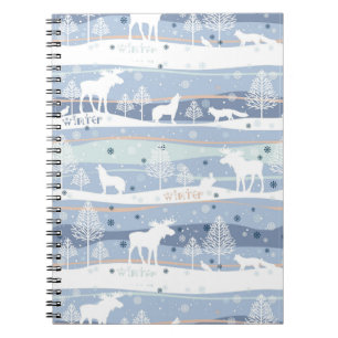 Cuaderno Animales de Winter Woodland