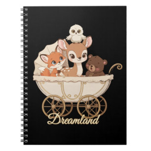 Cuaderno Animales del Bosque de Sueños Encantadores Zorro