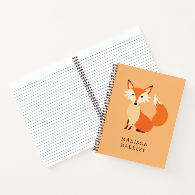 Cuaderno Animales del Bosque Lindos de Fox Kid (Interior)