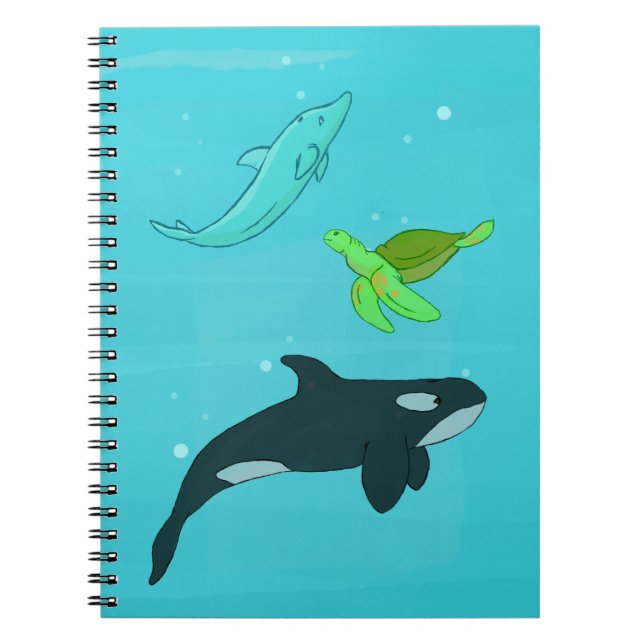 Cuaderno Animales del mar (Frente)