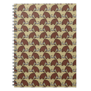 Cuaderno Animales Gigantes: Dibujos Animados de Mamuts Exti