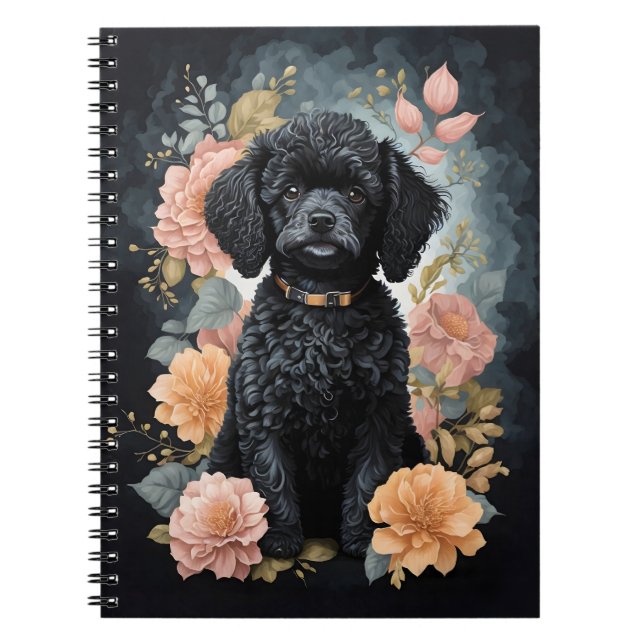 Cuaderno Animales para bebés | Cachorro de cangrejo negro (Frente)