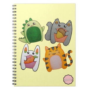 Cuaderno Animales Personalizados de Kawaii