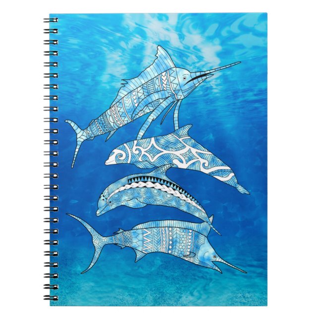 Cuaderno Animales tribales oceánicos (Frente)