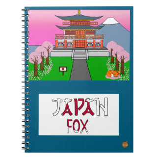 Cuaderno Animals the World Japan Fox Notebook