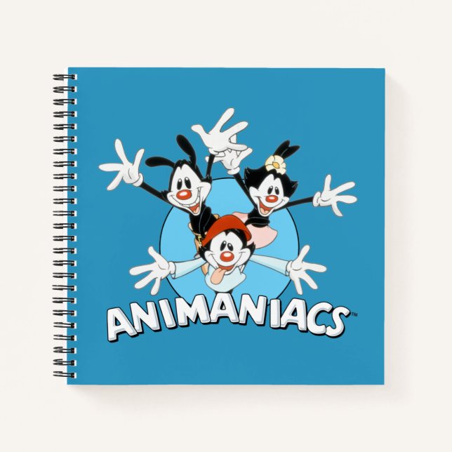 Cuaderno Animaniacs | Warner Siblings Arms Wide Graphic (Anverso)