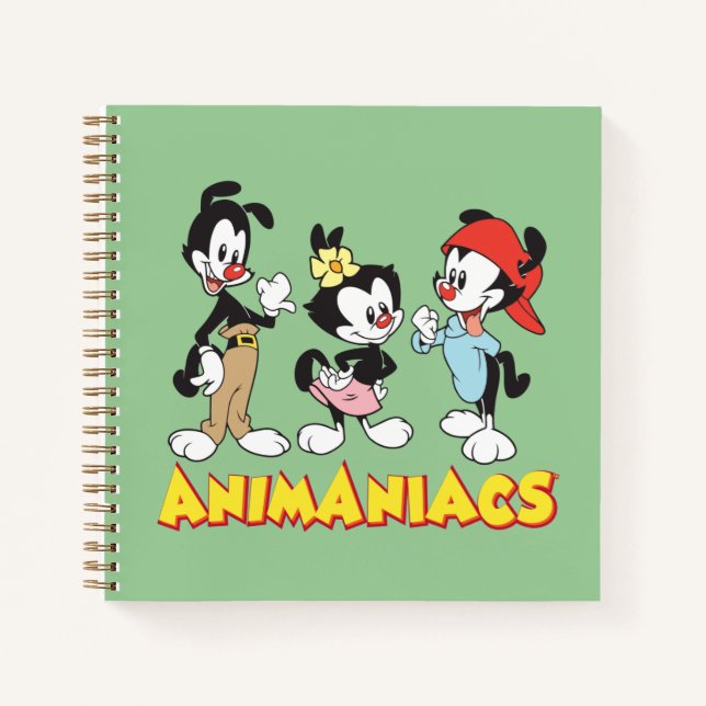 Cuaderno Animaniacs | Yakko, Dot y Wakko Standing (Anverso)