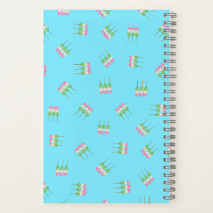 Cuaderno Anime Blue Pastel Dango Spiral Notebook