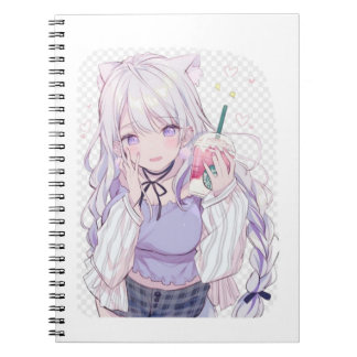 Cuaderno Anime chica bloc de notas