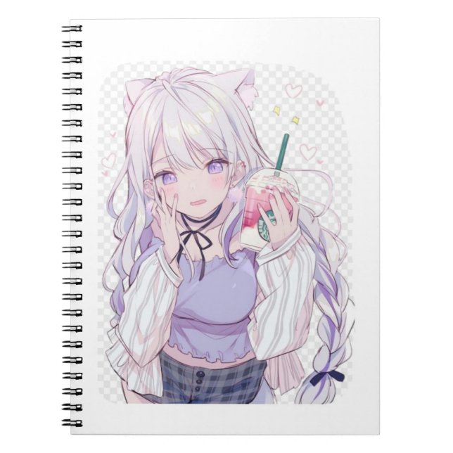 Cuaderno Anime chica bloc de notas (Frente)