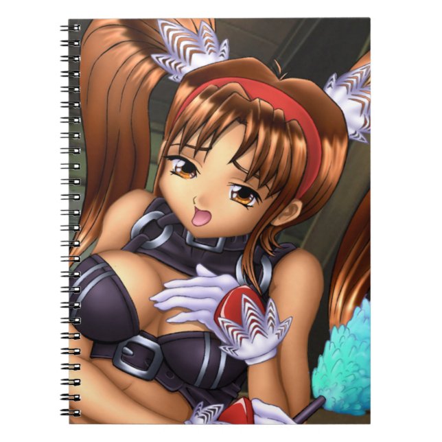 Cuaderno Anime Chica - Miel (Frente)