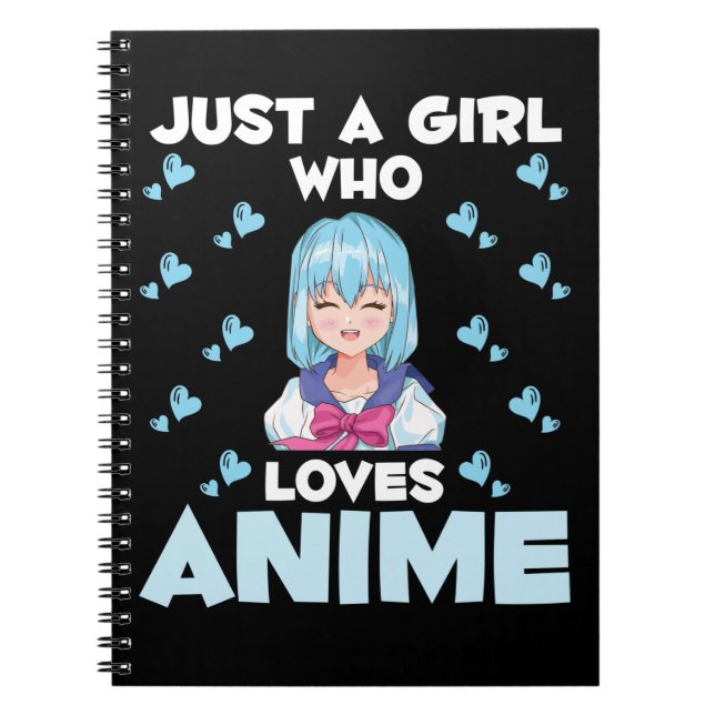 Cuaderno Anime Chica Otaku Manga Japón (Frente)