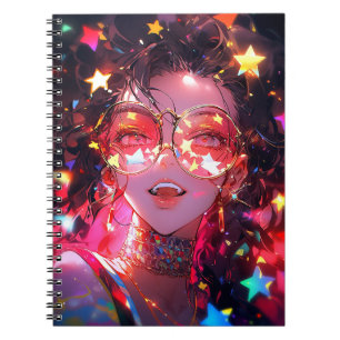 Cuaderno Anime Chica Stars