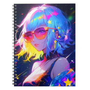 Cuaderno Anime Chica Stars