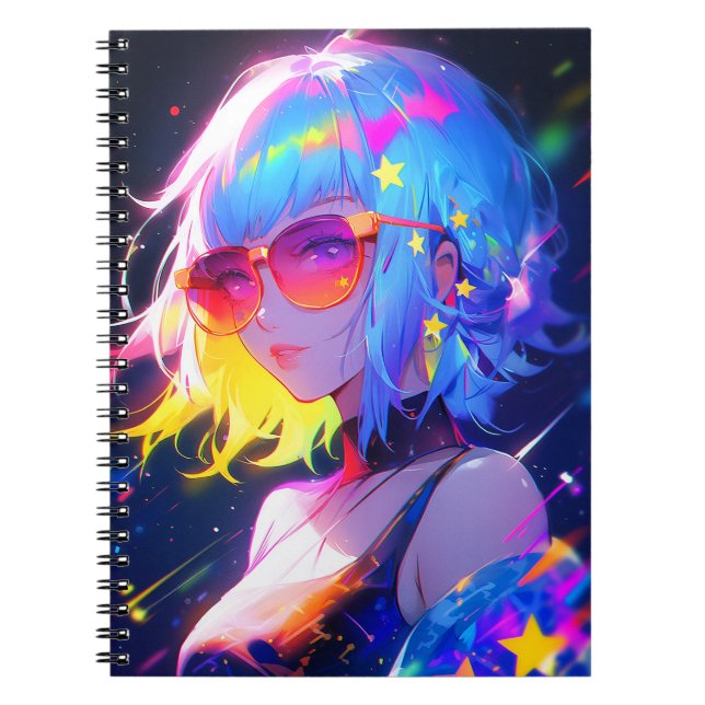 Cuaderno Anime Chica Stars (Frente)