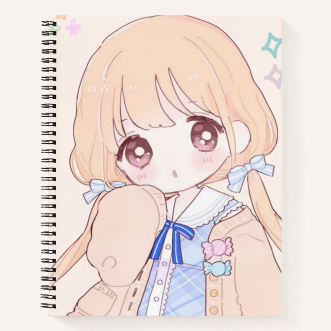 Cuaderno Anime Cute Chica (Anverso)