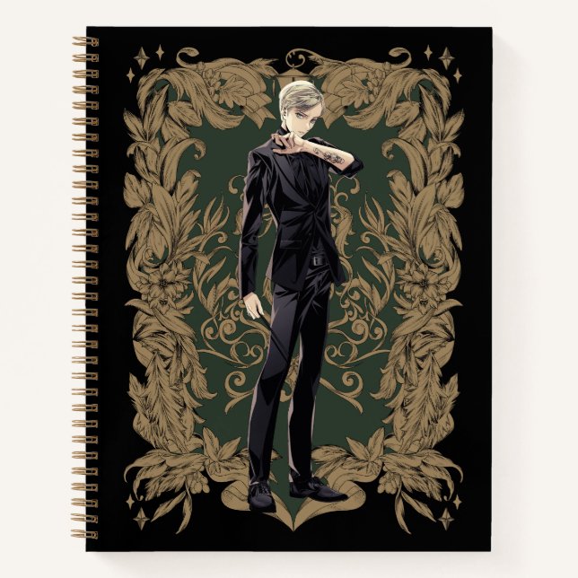 Cuaderno Anime Draco Malfoy Ornate Frame (Anverso)