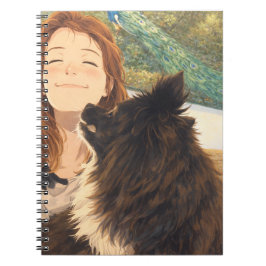 Cuaderno Anime Girl & Puppy Photo Notebook
