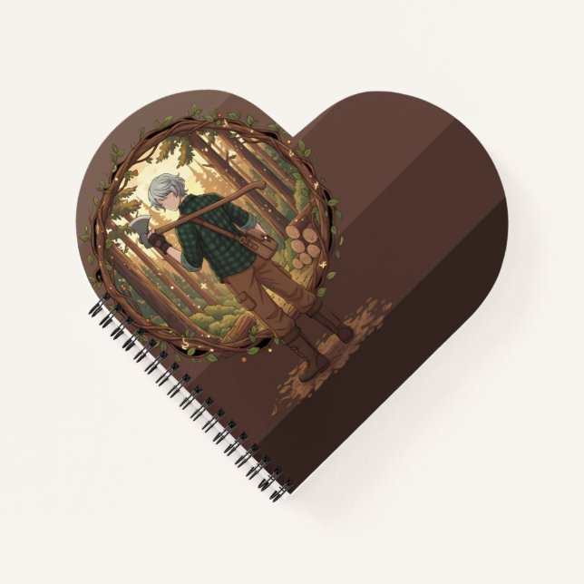 Cuaderno Animé Guardián del Bosque (Anverso)