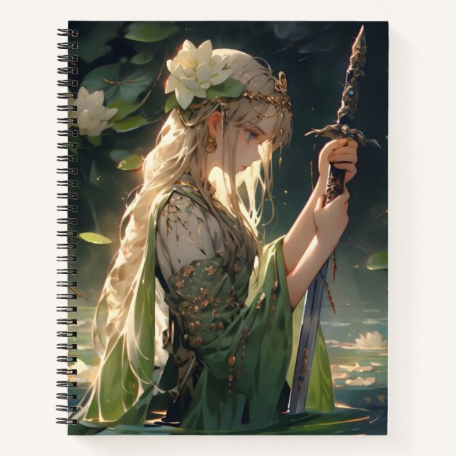 Cuaderno Anime Lady del Lago (Anverso)