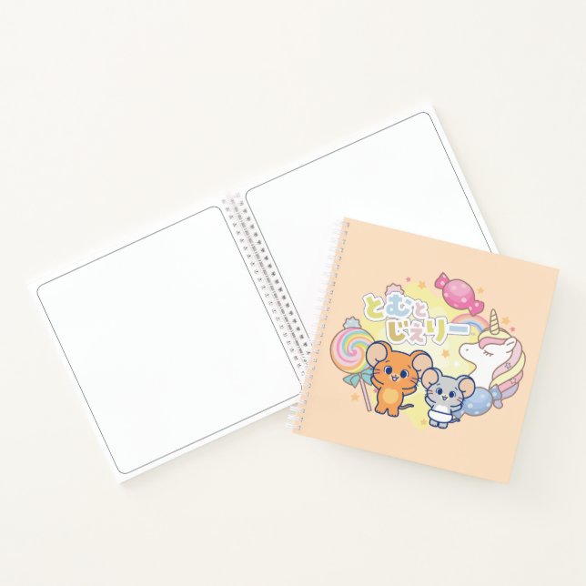 Cuaderno Anime Magical Candyland con Jerry y Tuffy (Interior)