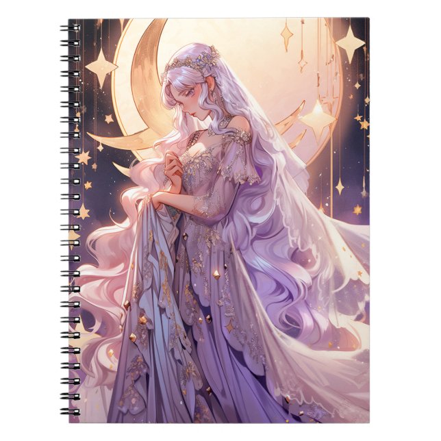 Cuaderno Anime Moon Princess Fantasy Art (Frente)