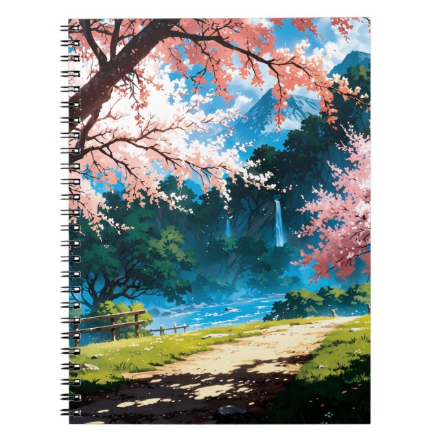 Cuaderno Anime natural landscape (Frente)