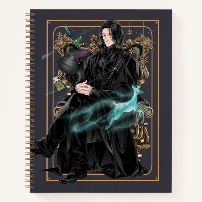 Cuaderno Anime Profesor Severus Snape sentado (Anverso)