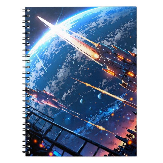 Cuaderno Anime space art (Frente)