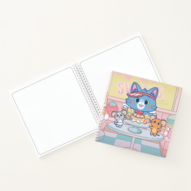 Cuaderno Anime Tom, Jerry y la sala de postres Tuffy (Interior)