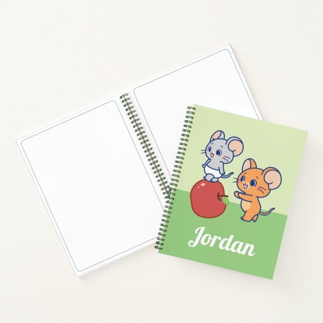 Cuaderno Anime Tuffy y Jerry Apple Rolling (Interior)
