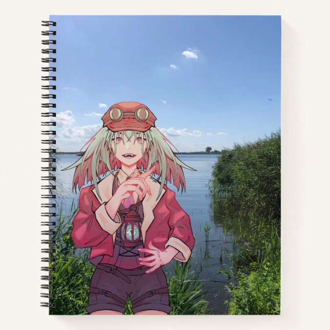 Cuaderno Anime, V Tuber, VTuber, lake (Anverso)