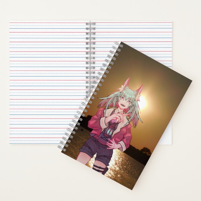 Cuaderno Anime, V Tuber VTuber sunset (Interior)