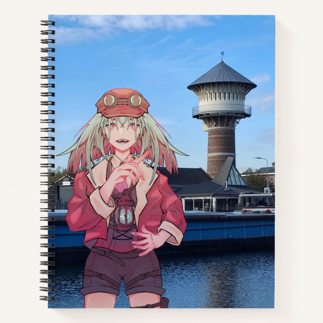 Cuaderno Anime, V Tuber, VTuber watertoren Nijkerk (Anverso)