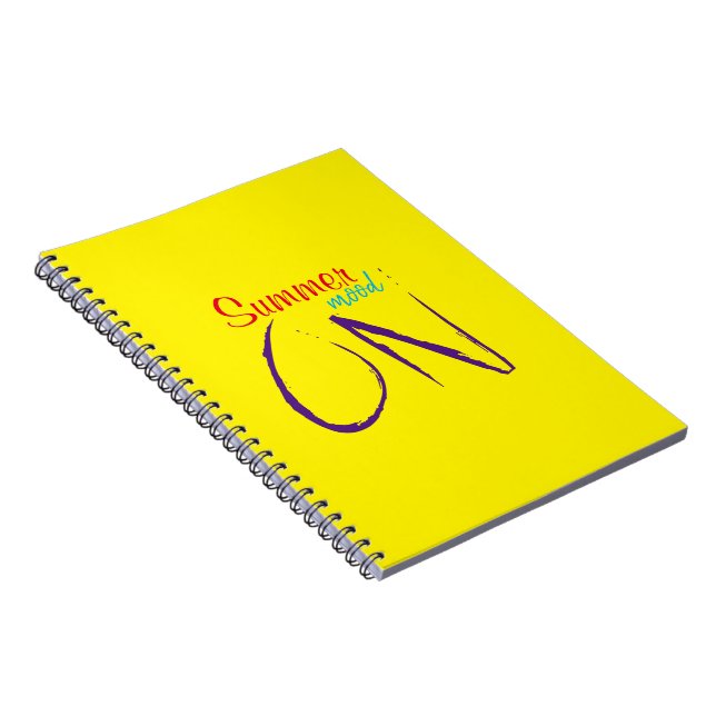 Cuaderno Ánimo de verano en el portátil (Lado Derecho)