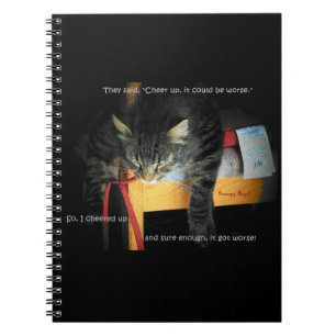 Cuaderno Ánimo Kitty Podría ser peor