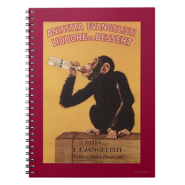 Cuaderno Anisetta Evangelisti Liquore da Dessert (Frente)