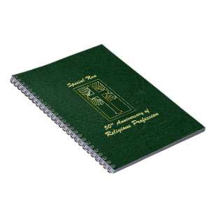 Cuaderno Aniversario 50 de Profesión Religiosa Verde Monja