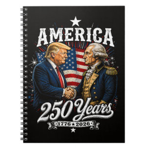 Cuaderno Aniversario de América 250º Trump Washington