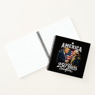 Cuaderno Aniversario de América 250º Trump Washington