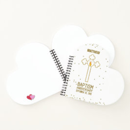 Cuaderno Aniversario de la Cruz del Oro del Bautismo Person