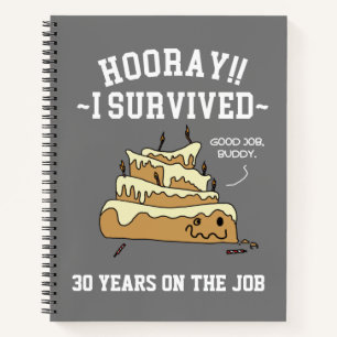 Cuaderno Aniversario Laboral de Agradecimiento a Empleados