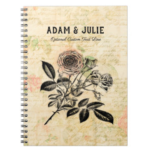 Cuaderno Aniversario o Día de San Valentín de Romance Love