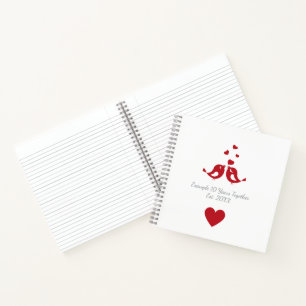 Cuaderno Aniversario personalizado de 10 años juntos