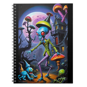 Cuaderno Ankle-Biter en la fantasía de Shroom Town