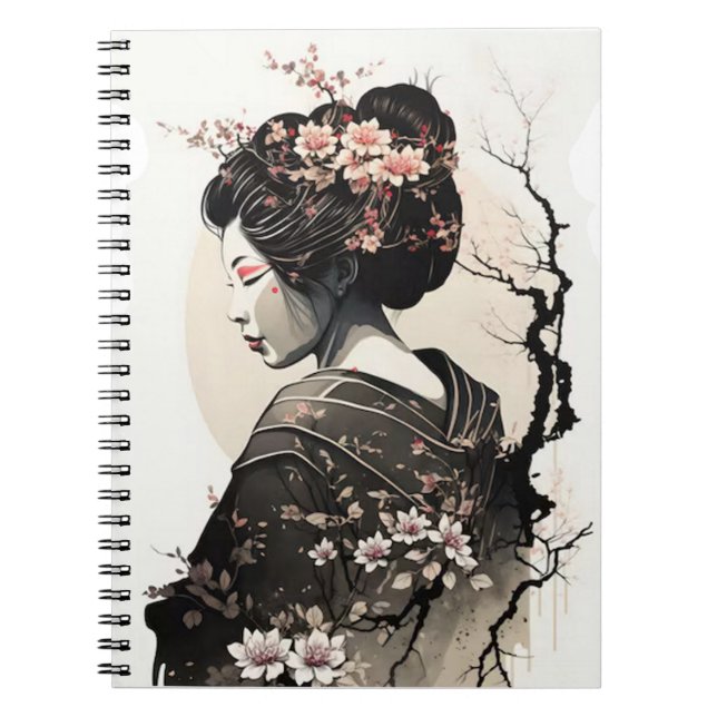 Cuaderno Anmutige japanische Geisha -  (Frente)