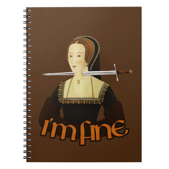 Cuaderno Anne Boleyn - Estoy bien (Frente)